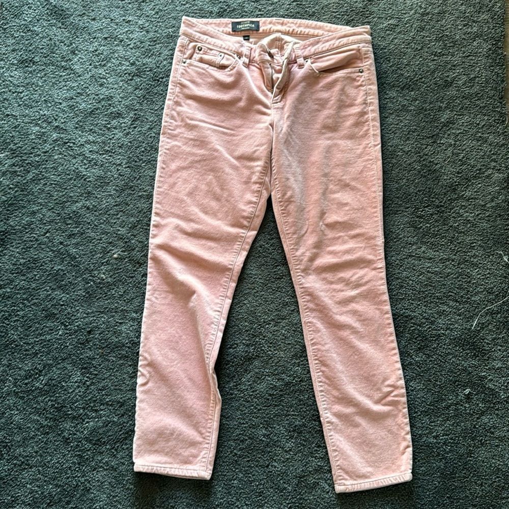 J. Crew Toothpick Velvet Jeans